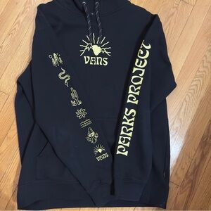 Vans X Parks Project Collab Black Pullover Hoodie Men's - SIZE LARGE